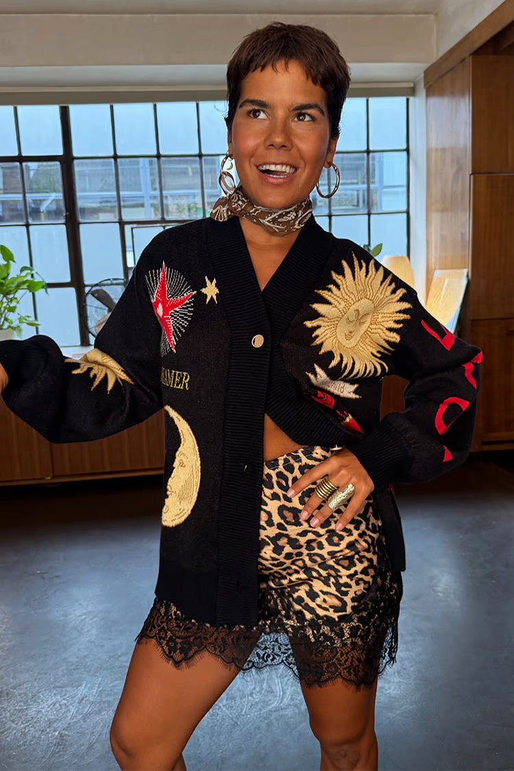 Lara / Cárdigan místico camello