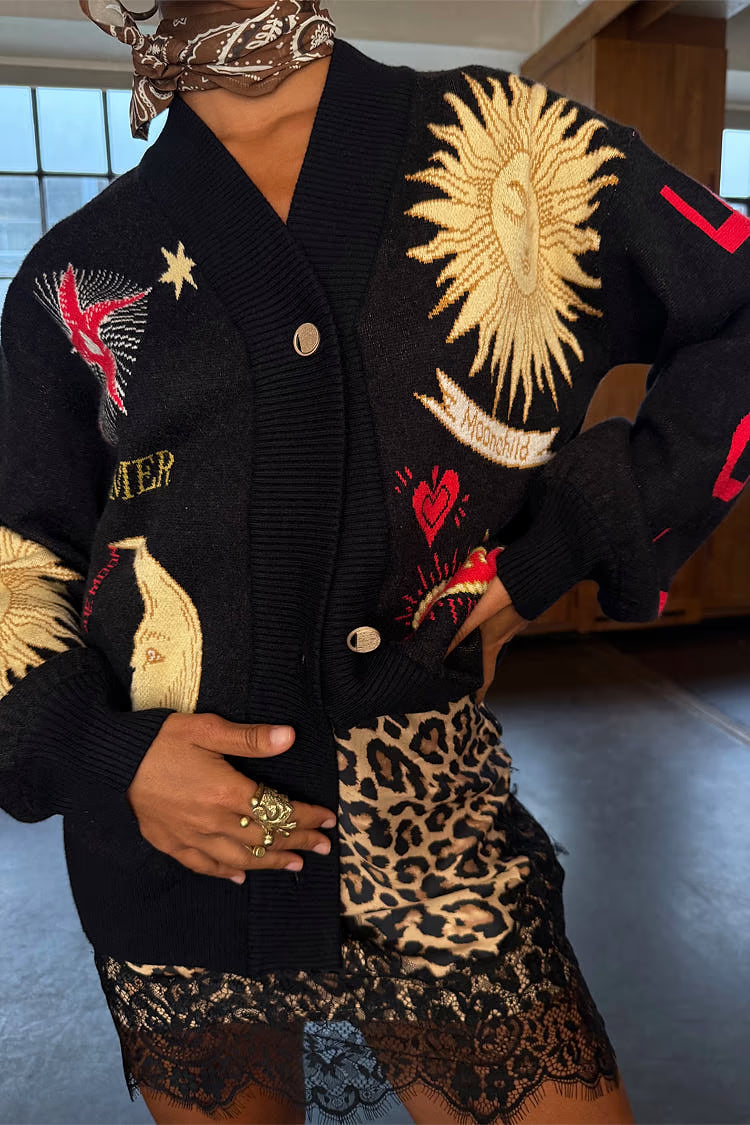 Lara / Cárdigan místico camello