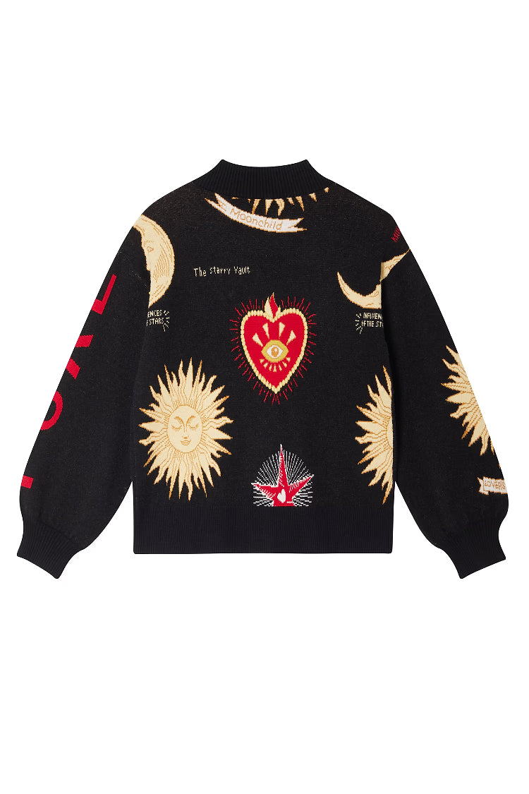 Lara / Cárdigan místico camello