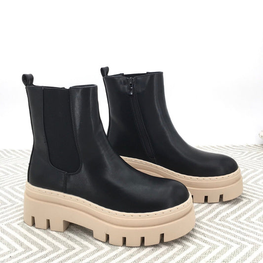 Claudia - Botines Chelsea Plataforma Urban