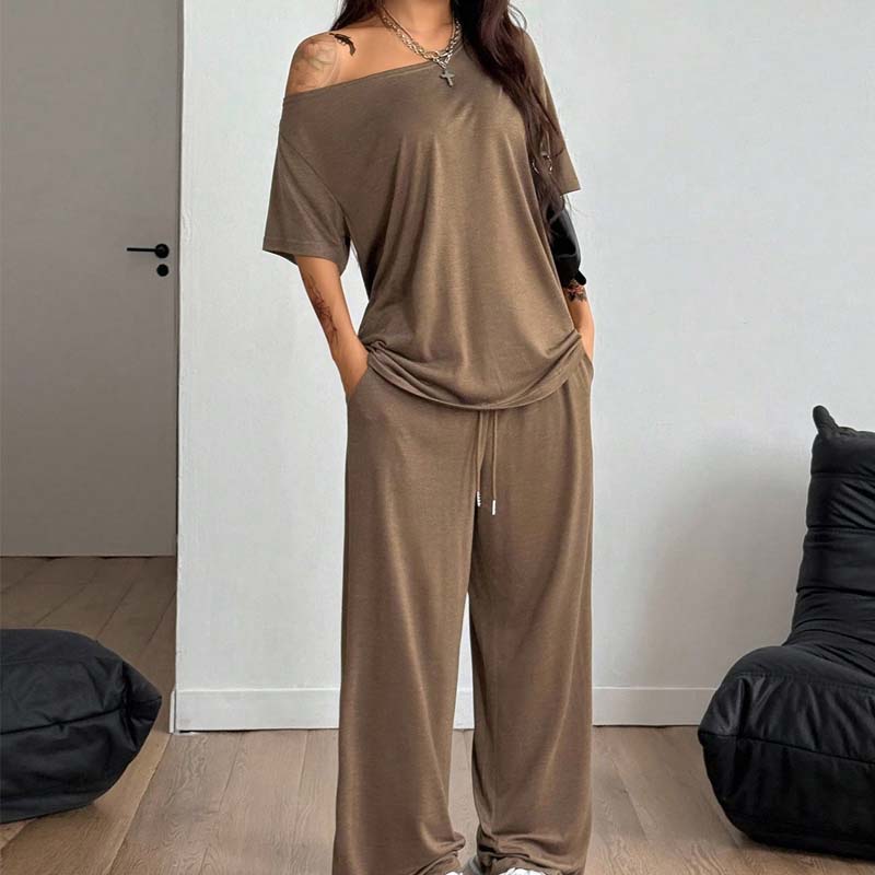 Anabel - Conjunto de top y pantalón