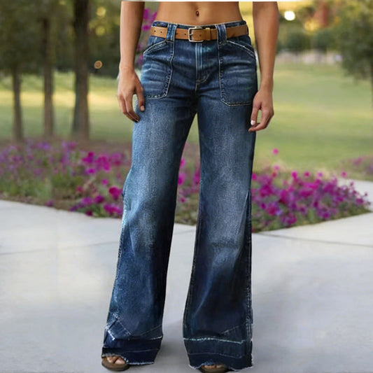 Azul - Jeans Retro para Damas