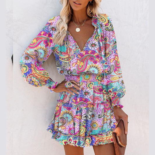 Amalia - vestido de mujer con escote en V